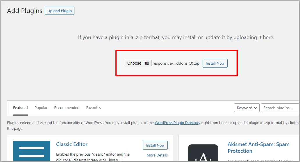 Install REA plugin