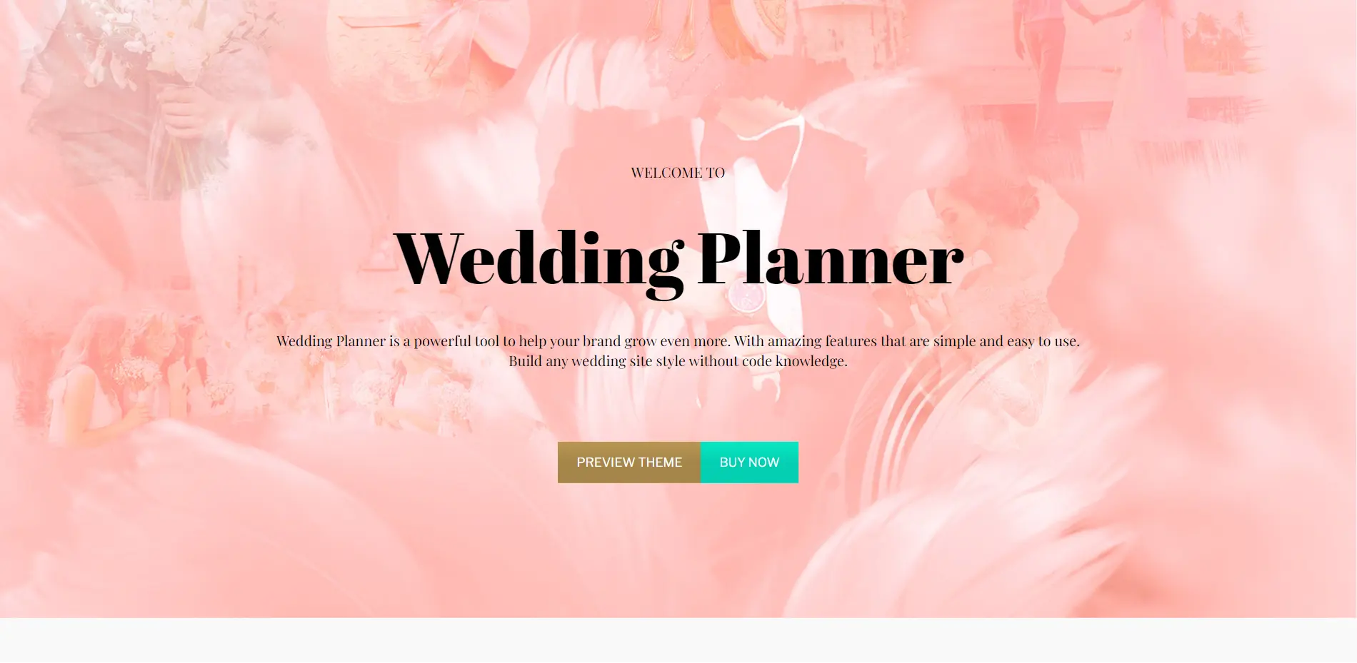 Wedding Planner wedding WordPress Theme