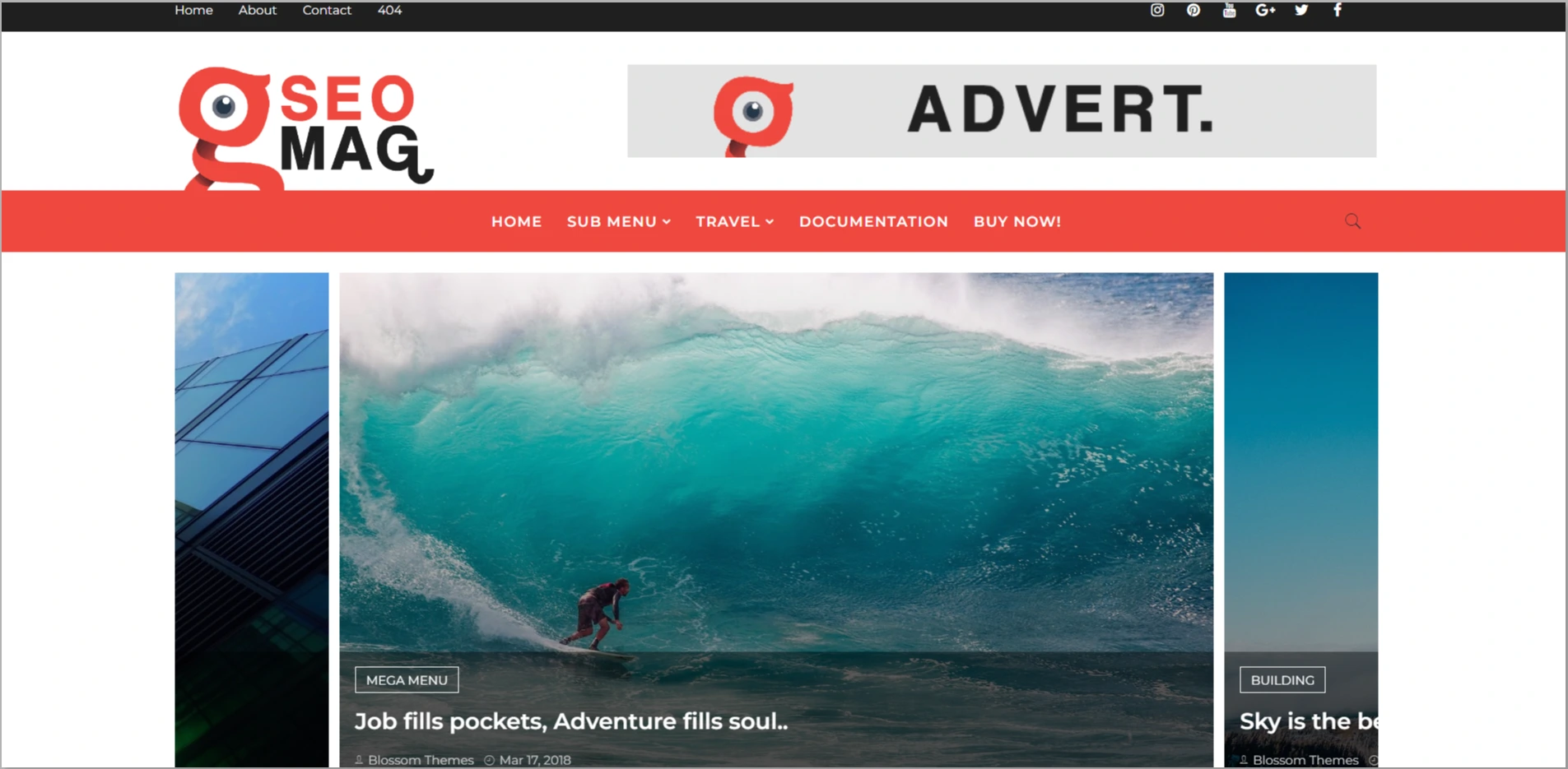 SEO Mag WordPress theme
