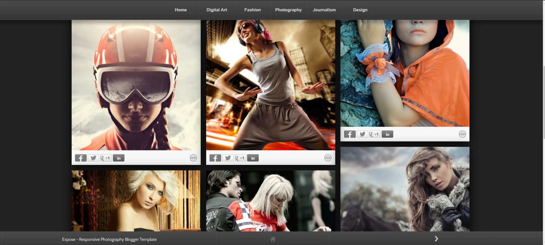 Expose WordPress theme