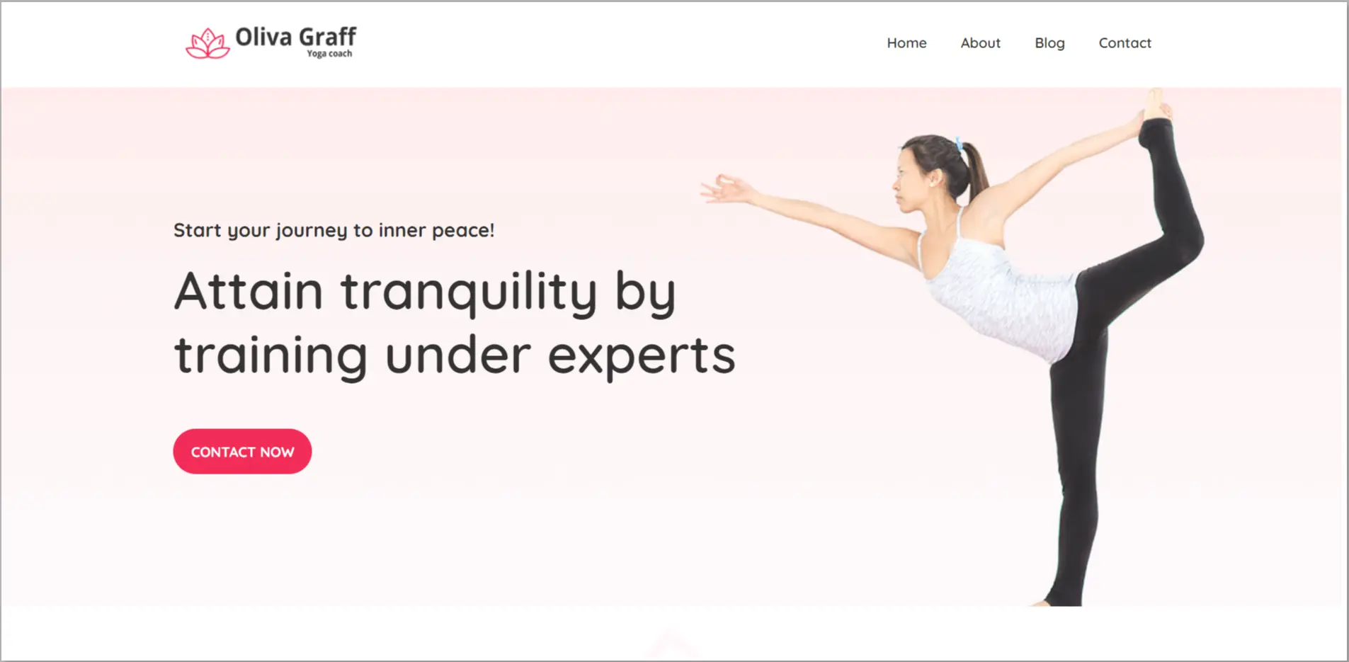 Yoga Instructor WordPress Theme