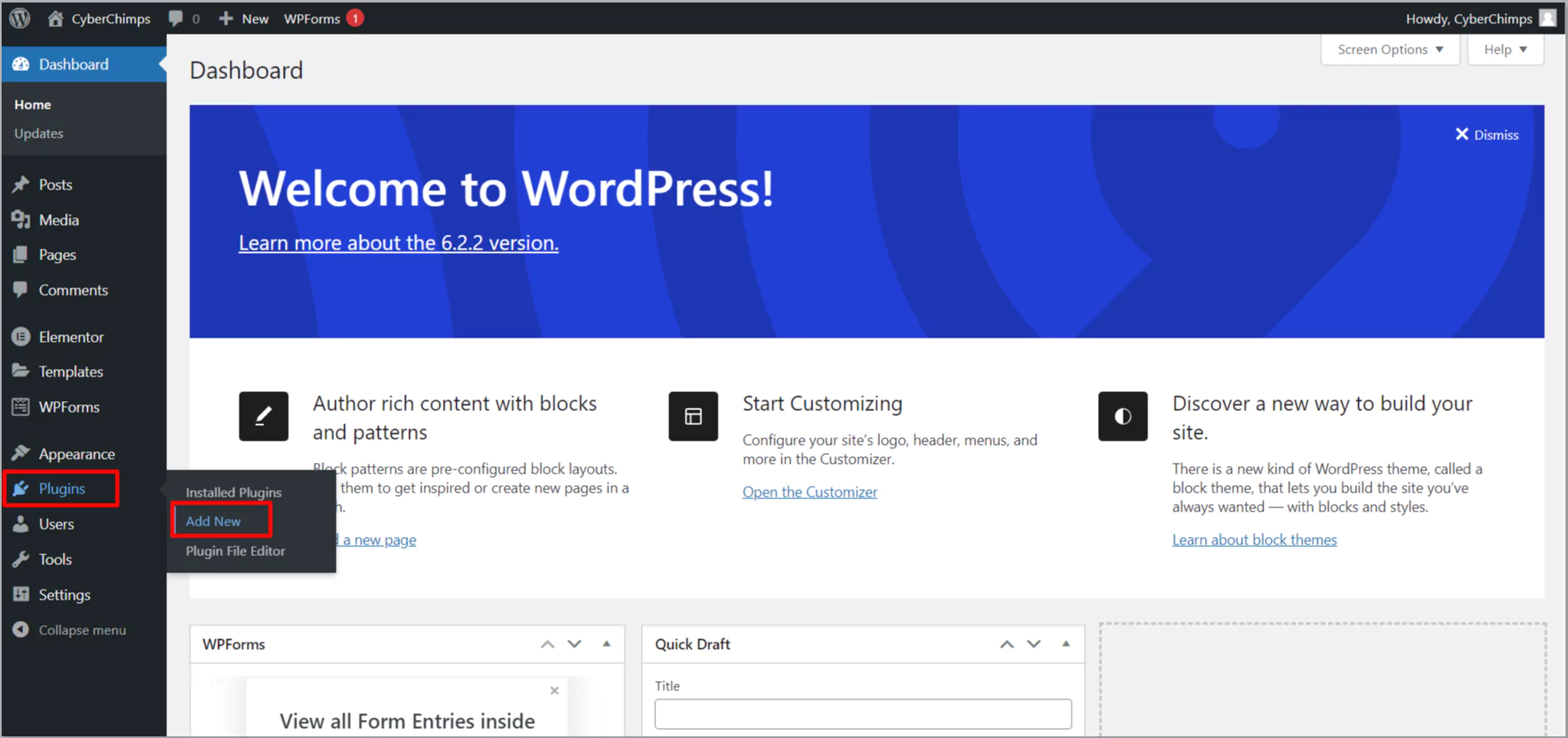 Add New plugin
