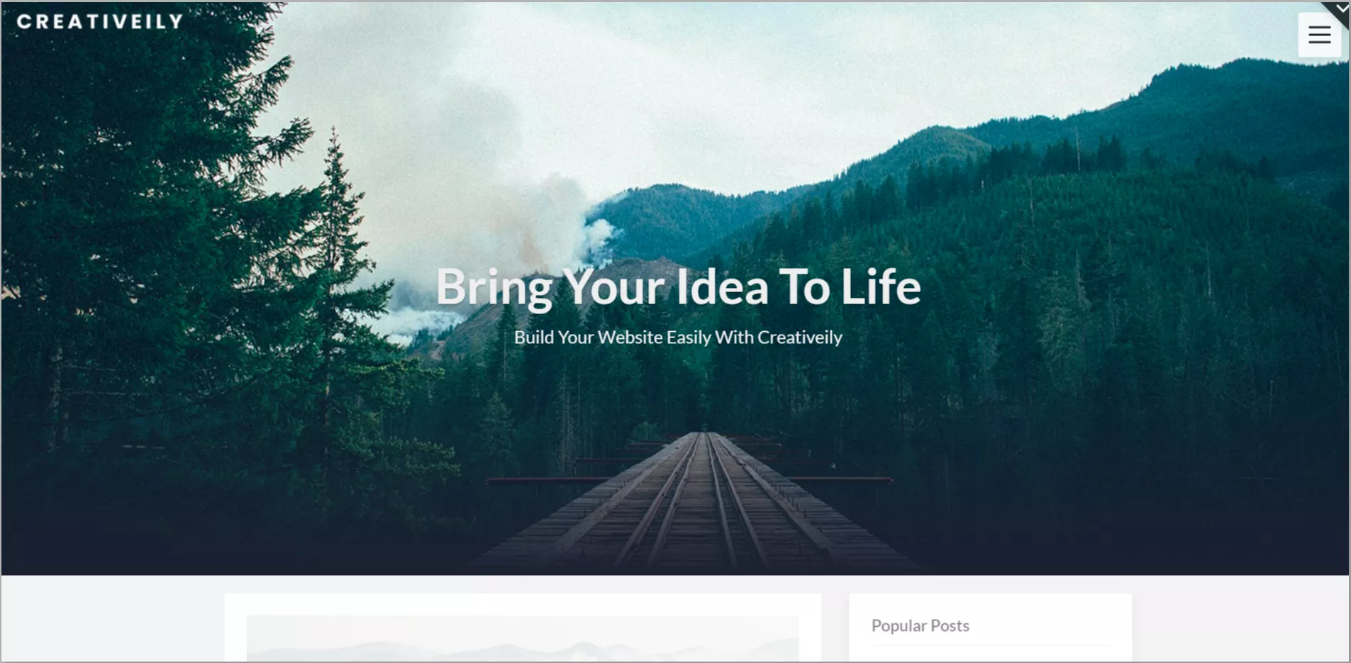 Fullscreenly WordPress theme