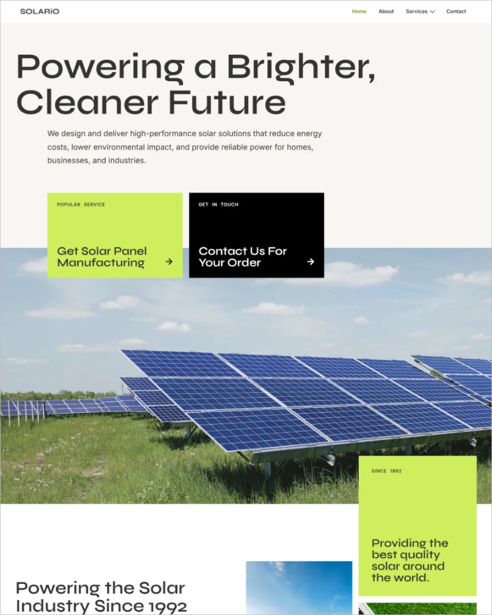 Industry WordPress Template