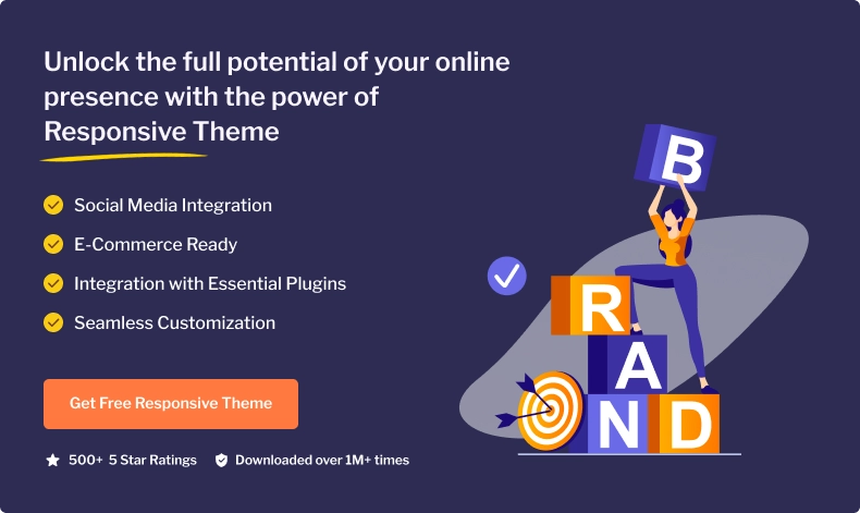 Responsive Pro Promotional Banner