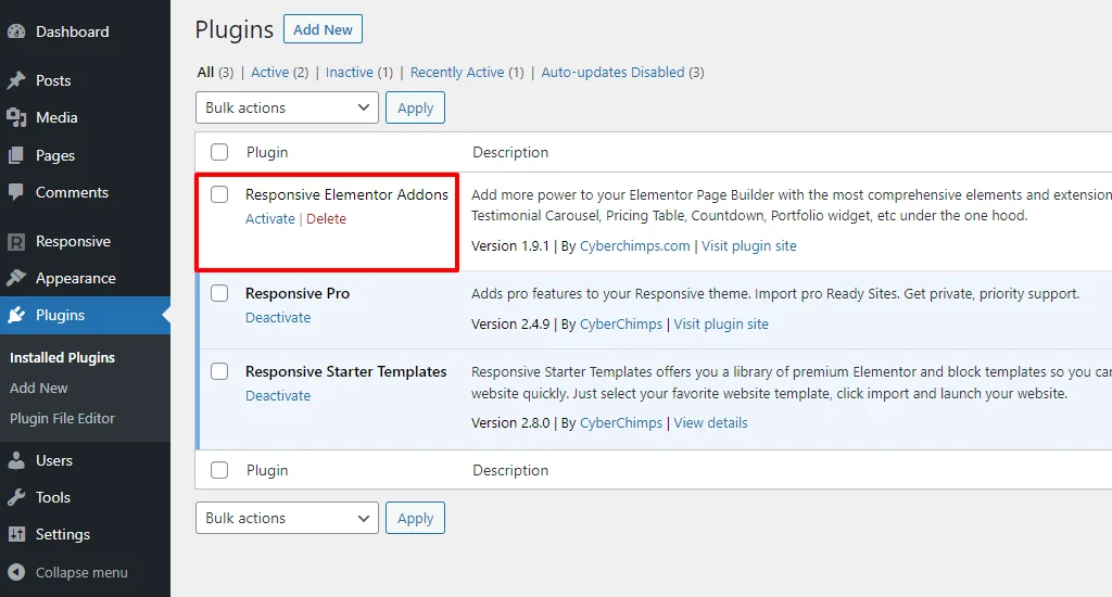 Responsive Elementor Addons