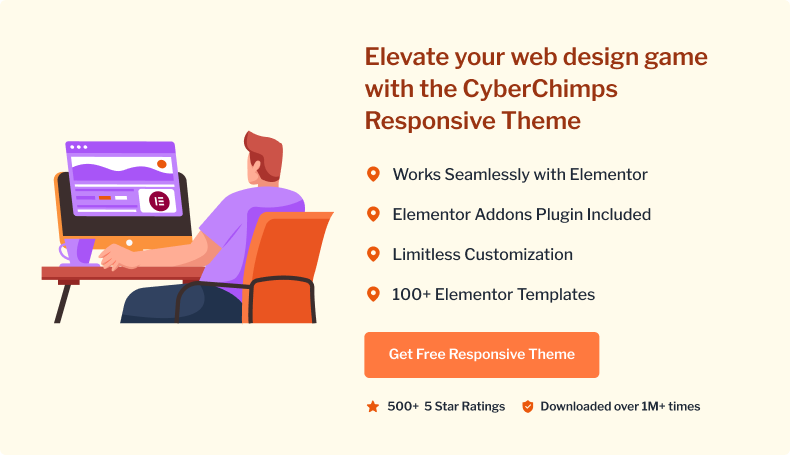 Elevate your web design gamewith the CyberChimpsResponsive Theme