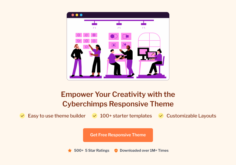 Empower your creativity with the Cyberchimps Responsive Theme