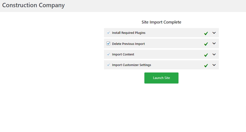 Launch the site