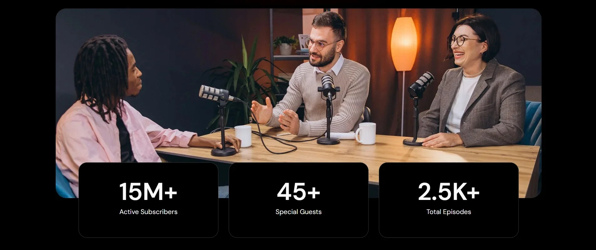 Podcast About page