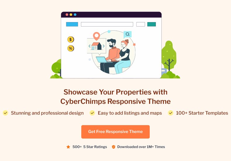 Showcase your properties with CyberChimps Responsive Theme