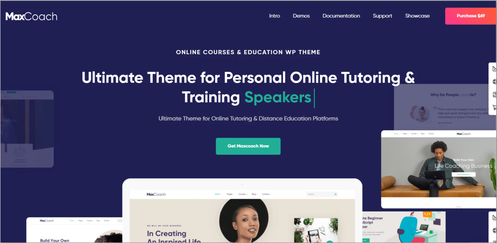 MaxCoach theme