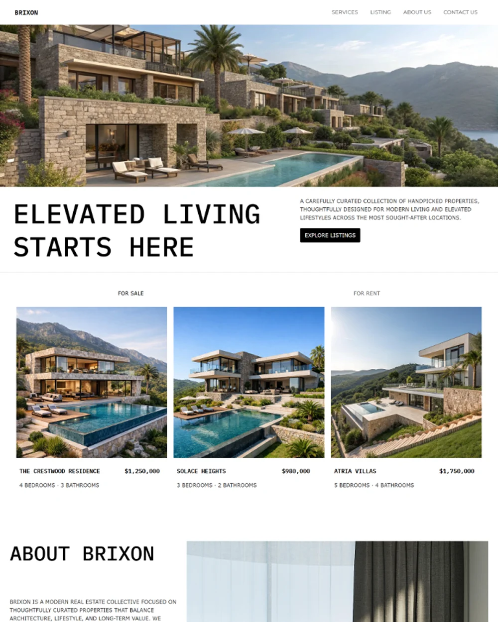 Real Estate WordPress Template