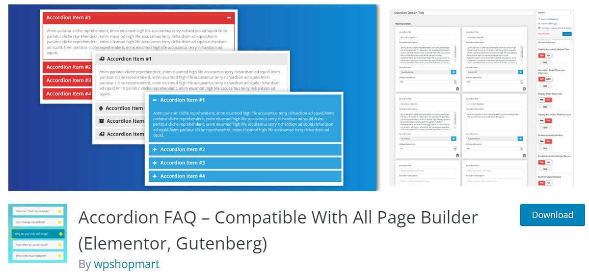 Accordion FAQ Plugin