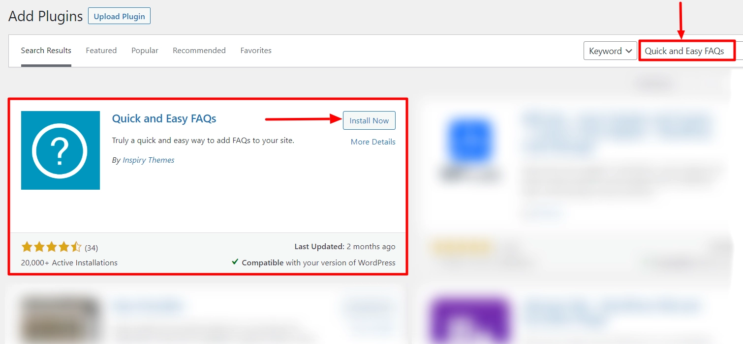 Install and activate the plugin