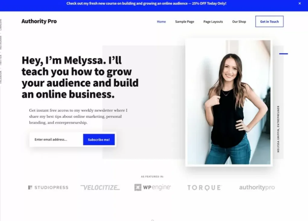  Authority Pro wordpress blog themes