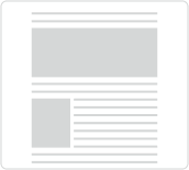 Left page layout