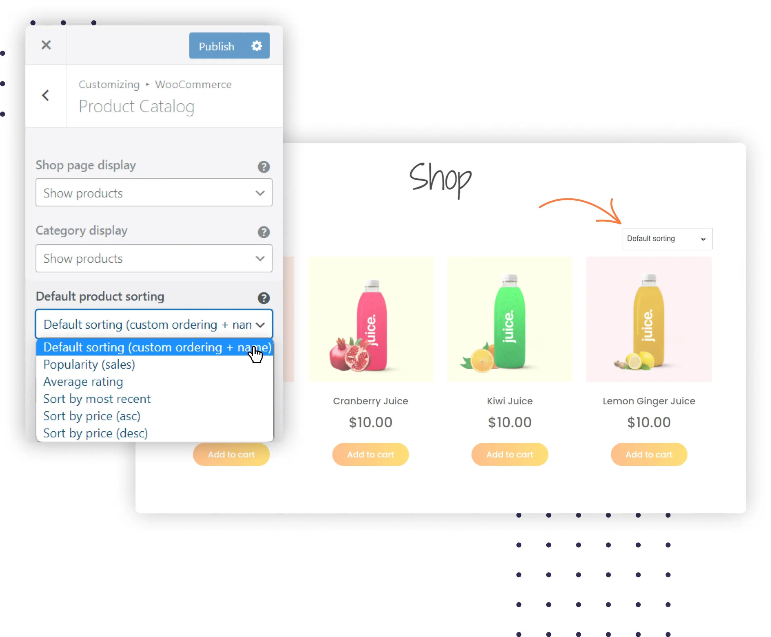 Responsive Pro Woocommerce product catalog setting
