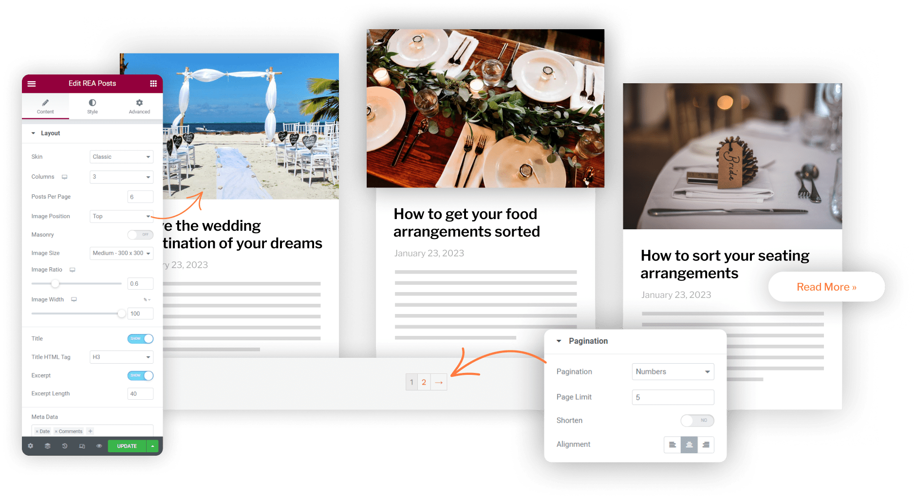 Responsive elementor addons post widgets settings