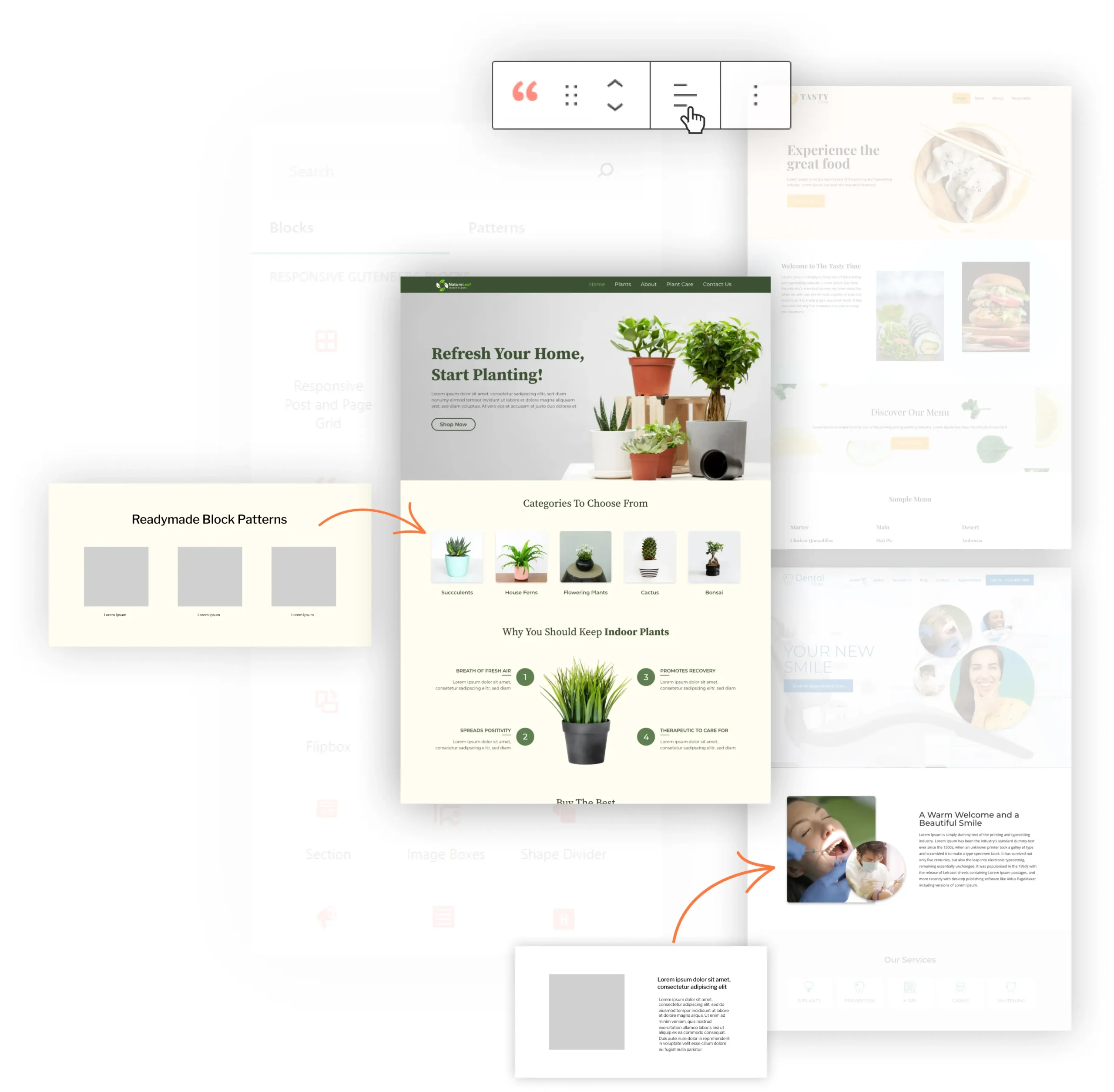 Responsive starter template- Nature Leaf