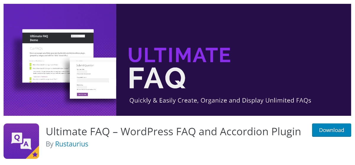Ultimate FAQ Plugin