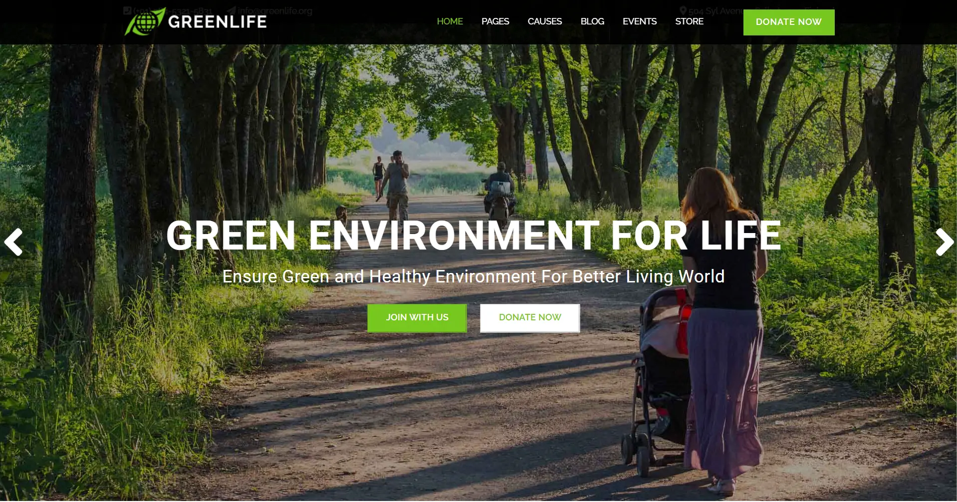 Greenlife WordPress Theme