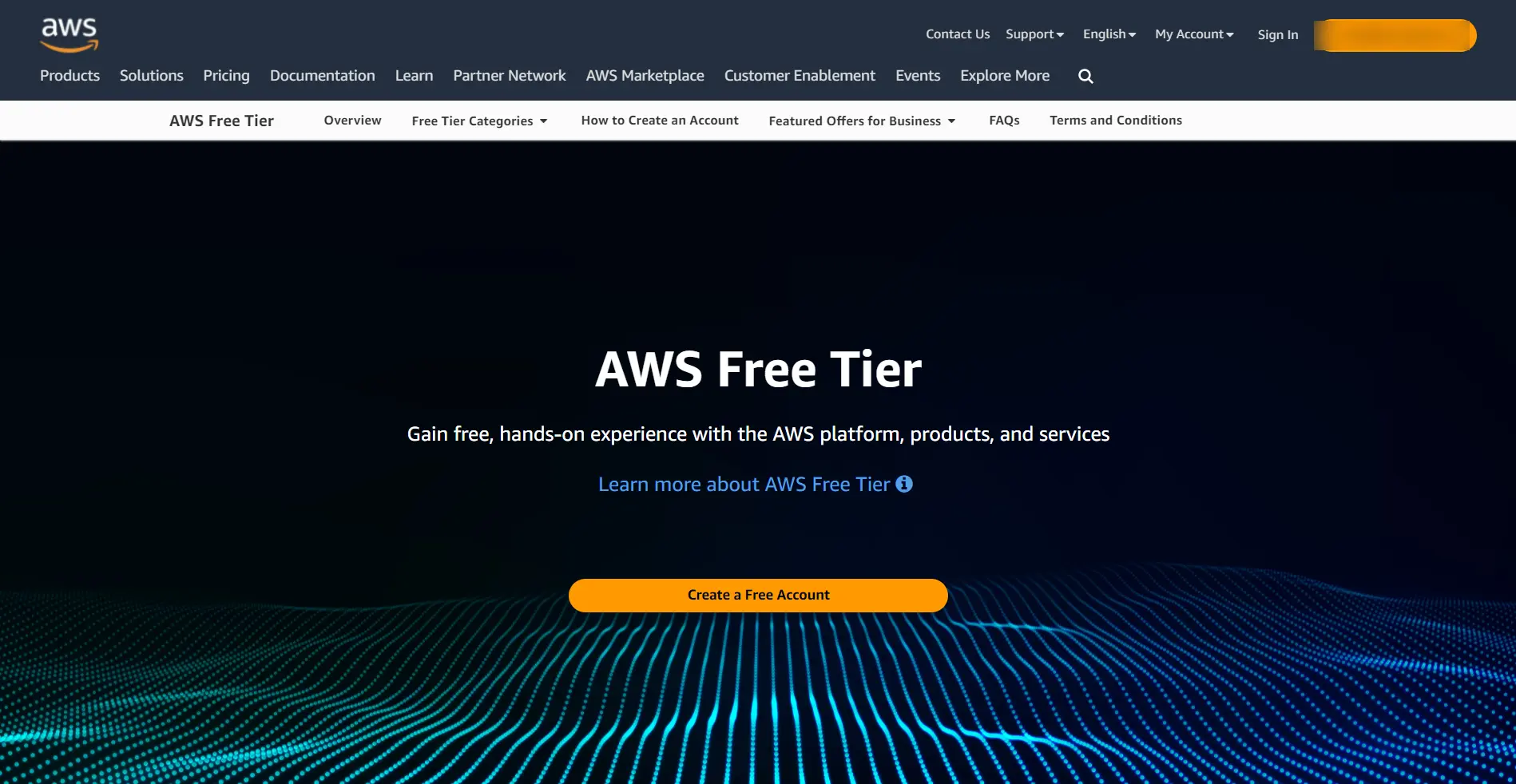 Amazon Web Services free website hosting