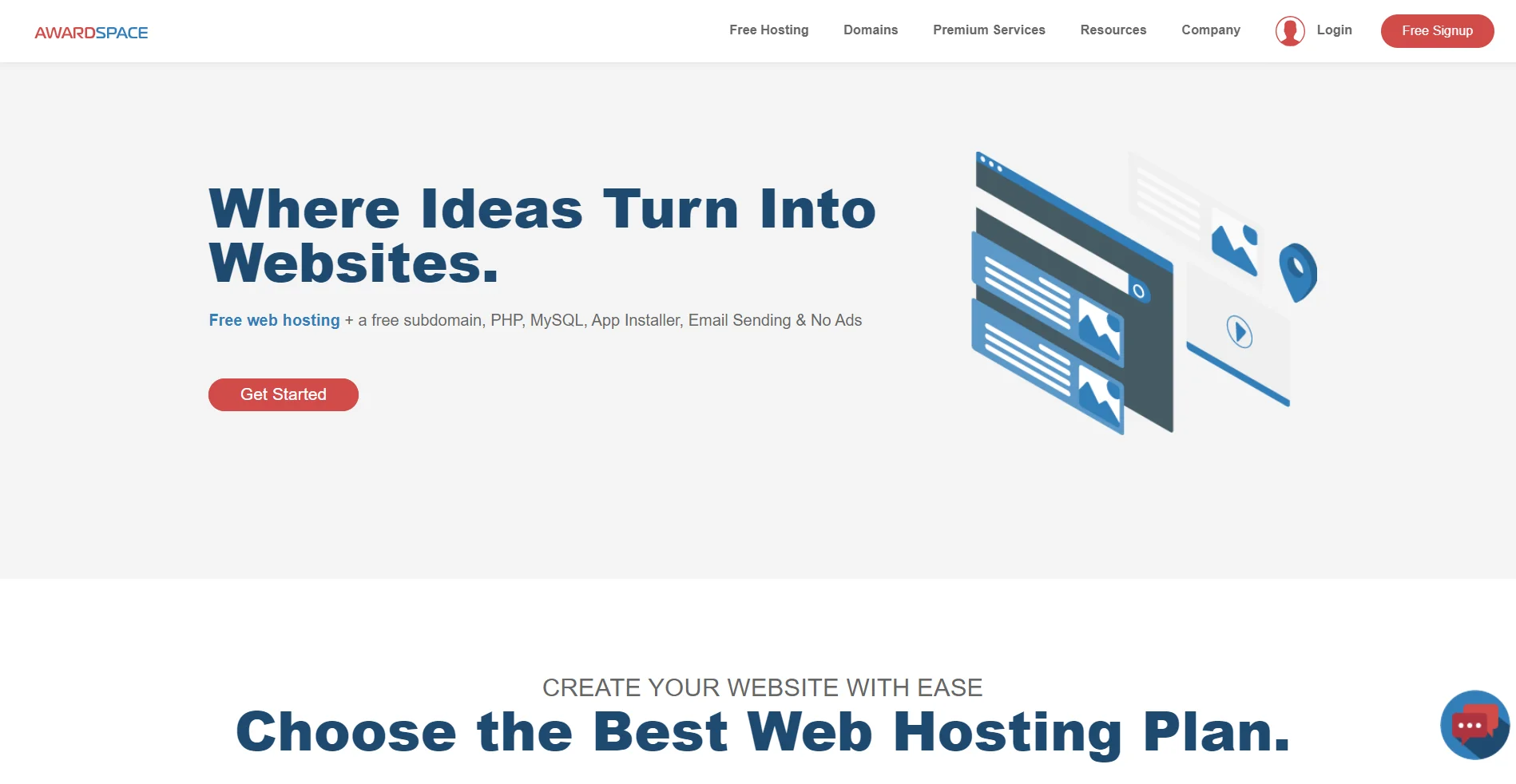 AwardSpace free website hosting