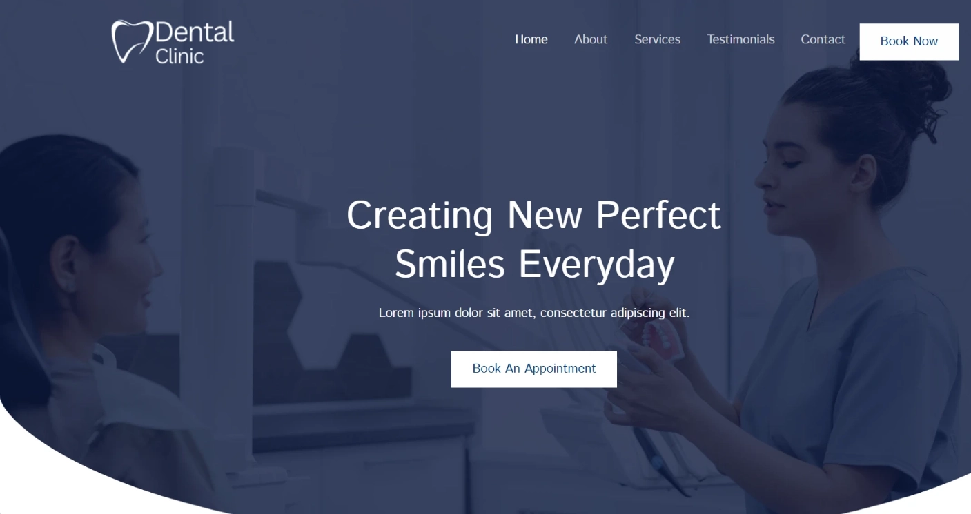 Responsive's Dental Clinic template