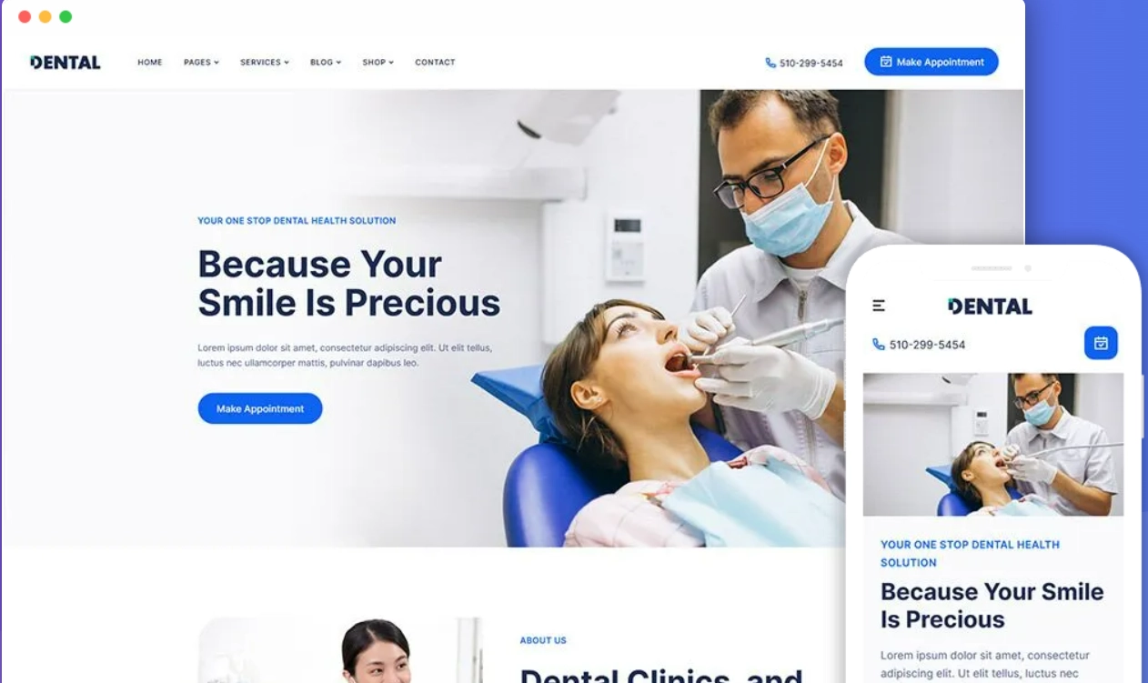 Dental WordPress Theme