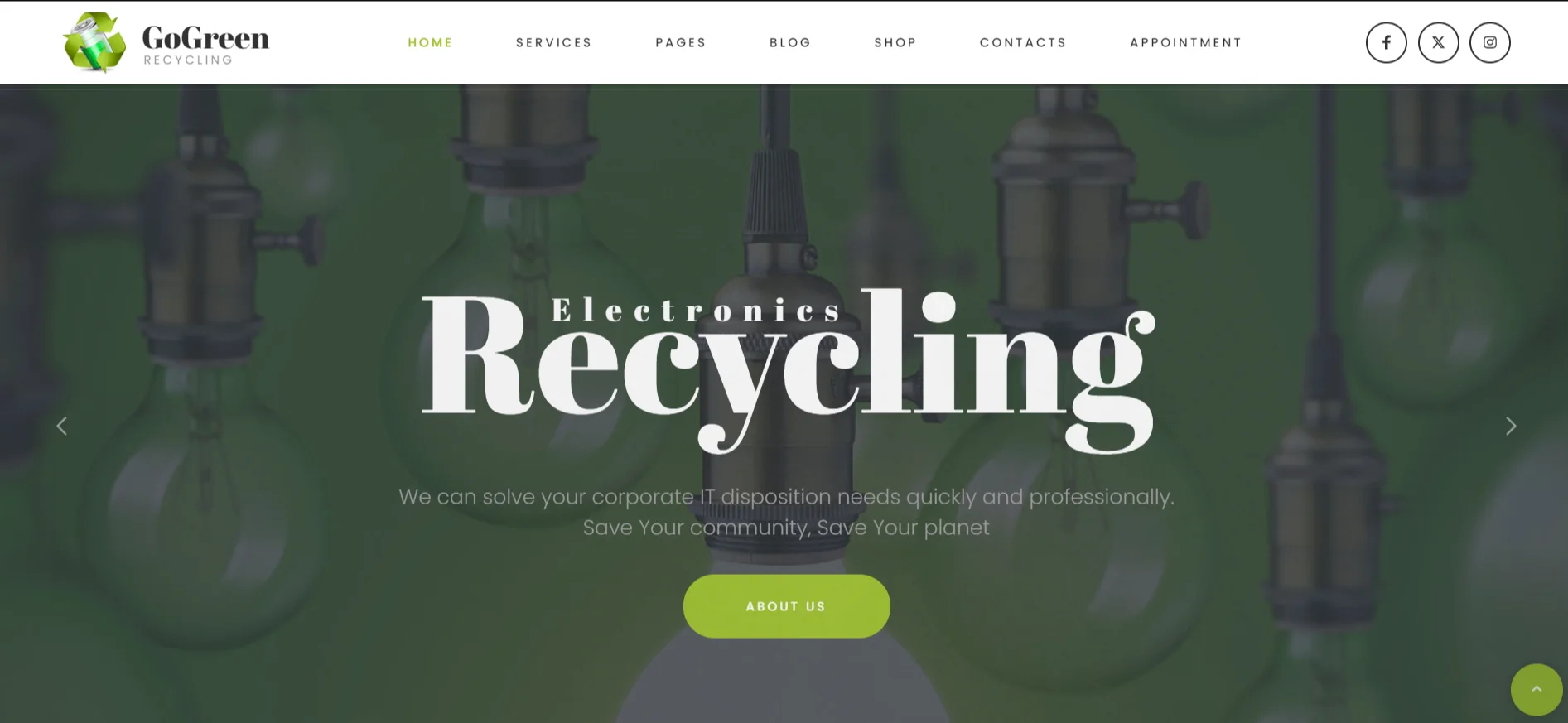 Go Green Eco WordPress Theme