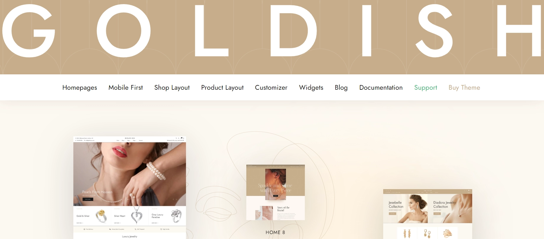 Goldish - Jewelry Store WooCommerce Theme