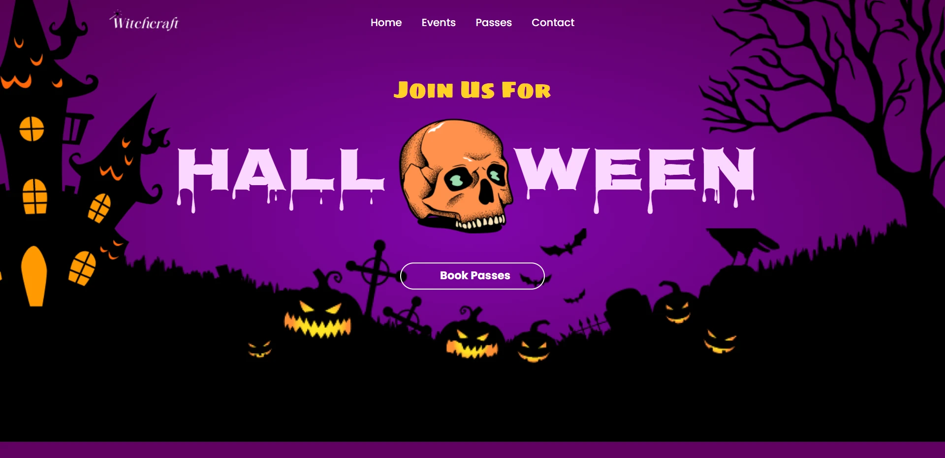 Halloween Free Elementor template