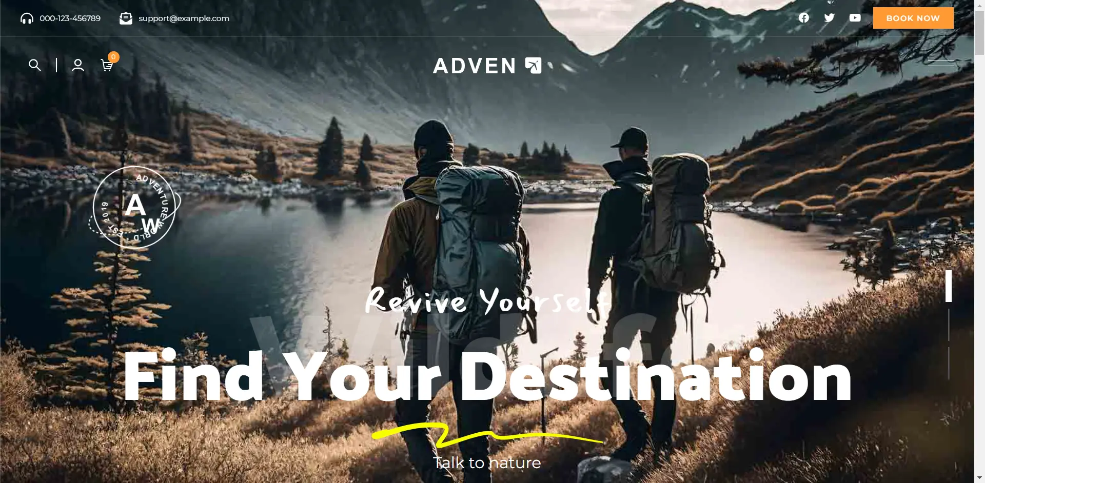 Adven WordPress Theme - WeDesignTech