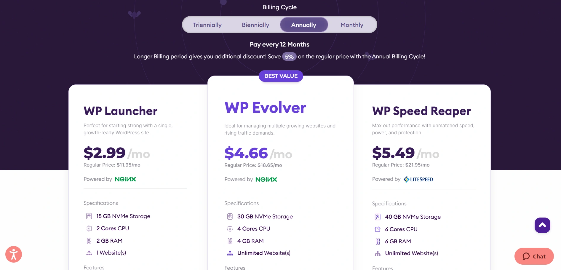 HostArmada pricing