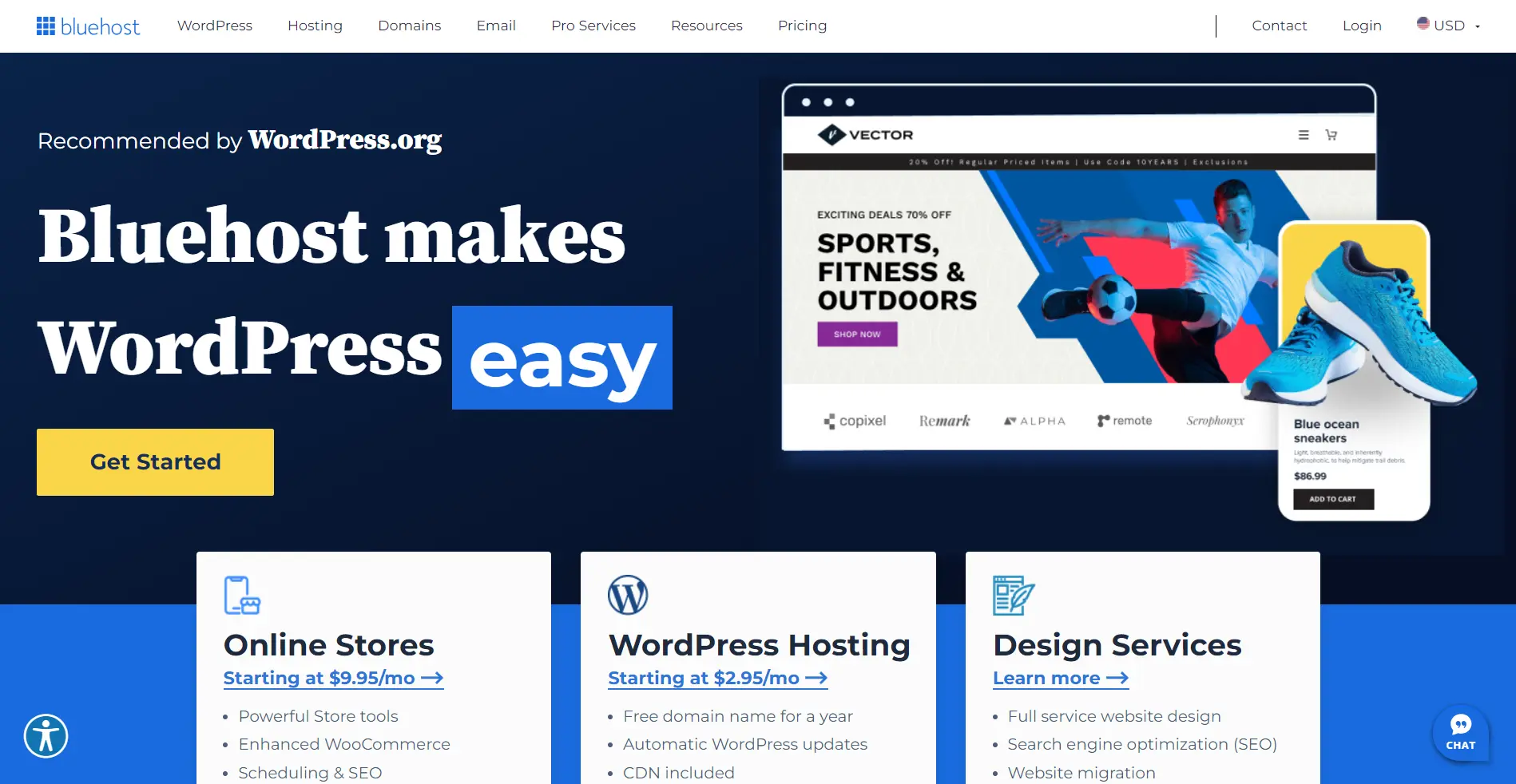 Bluehost WordPress Hosting for WordPress