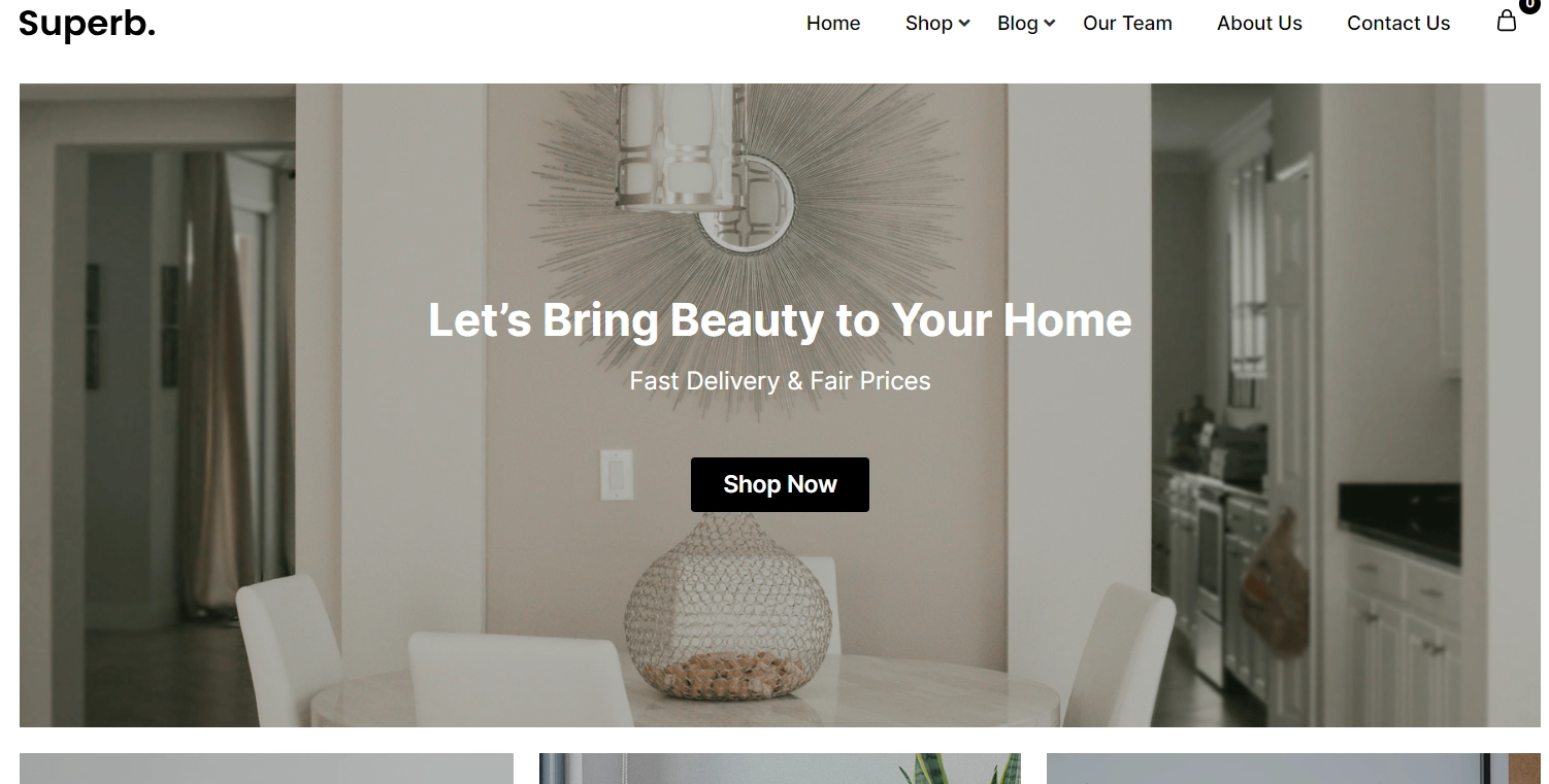 Minimalist Ecommerce E-Commerce Theme