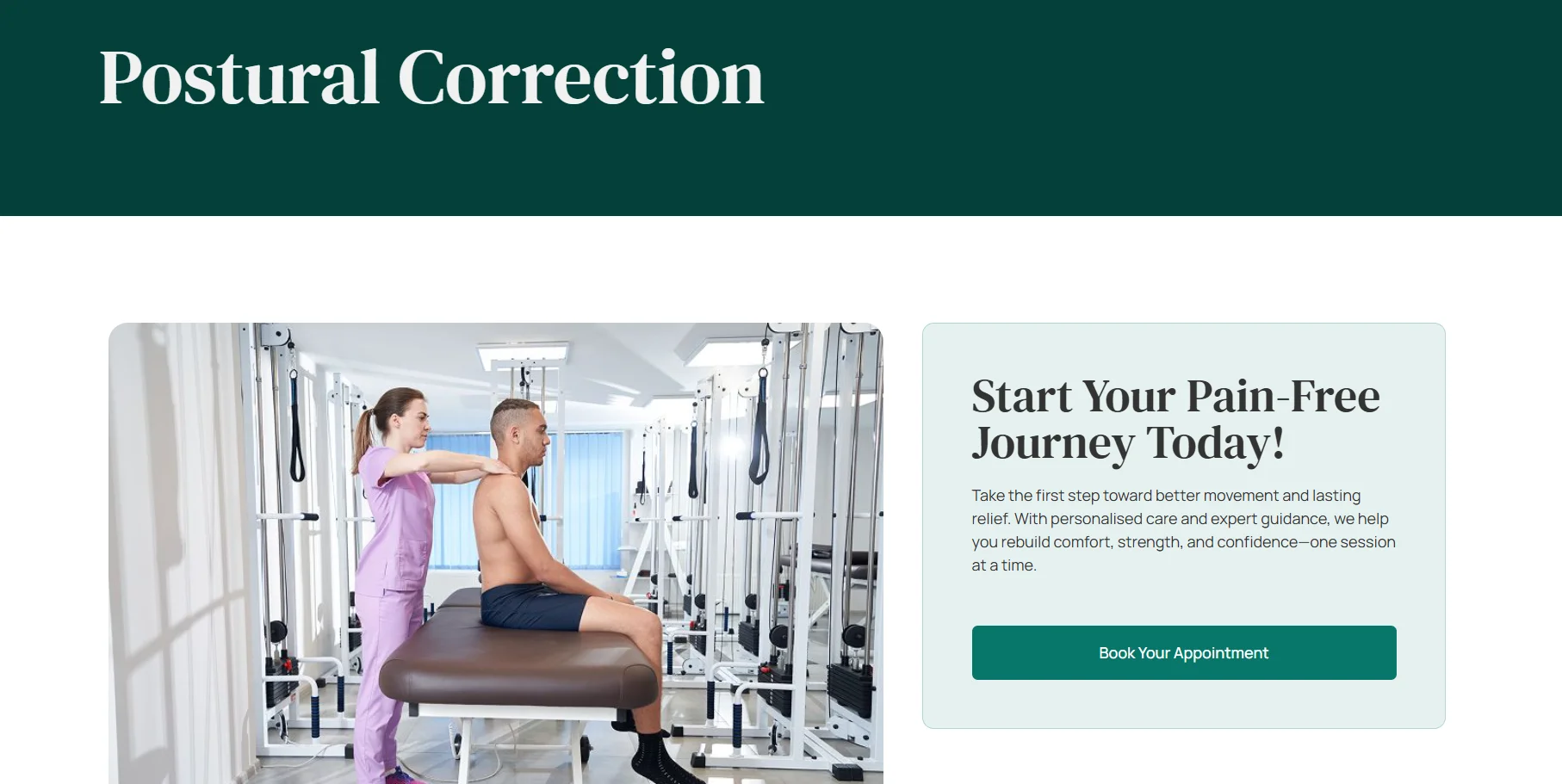 Physiotherapy - Service Details Page