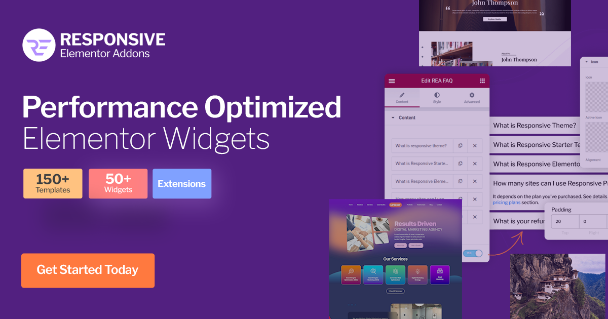 Responsive elementor addon Banner8