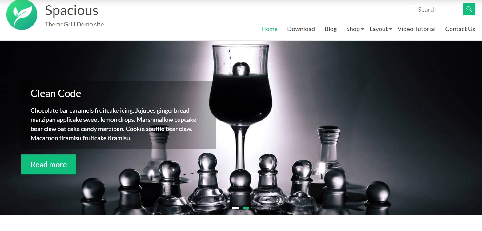 Spacious ecommerce themes