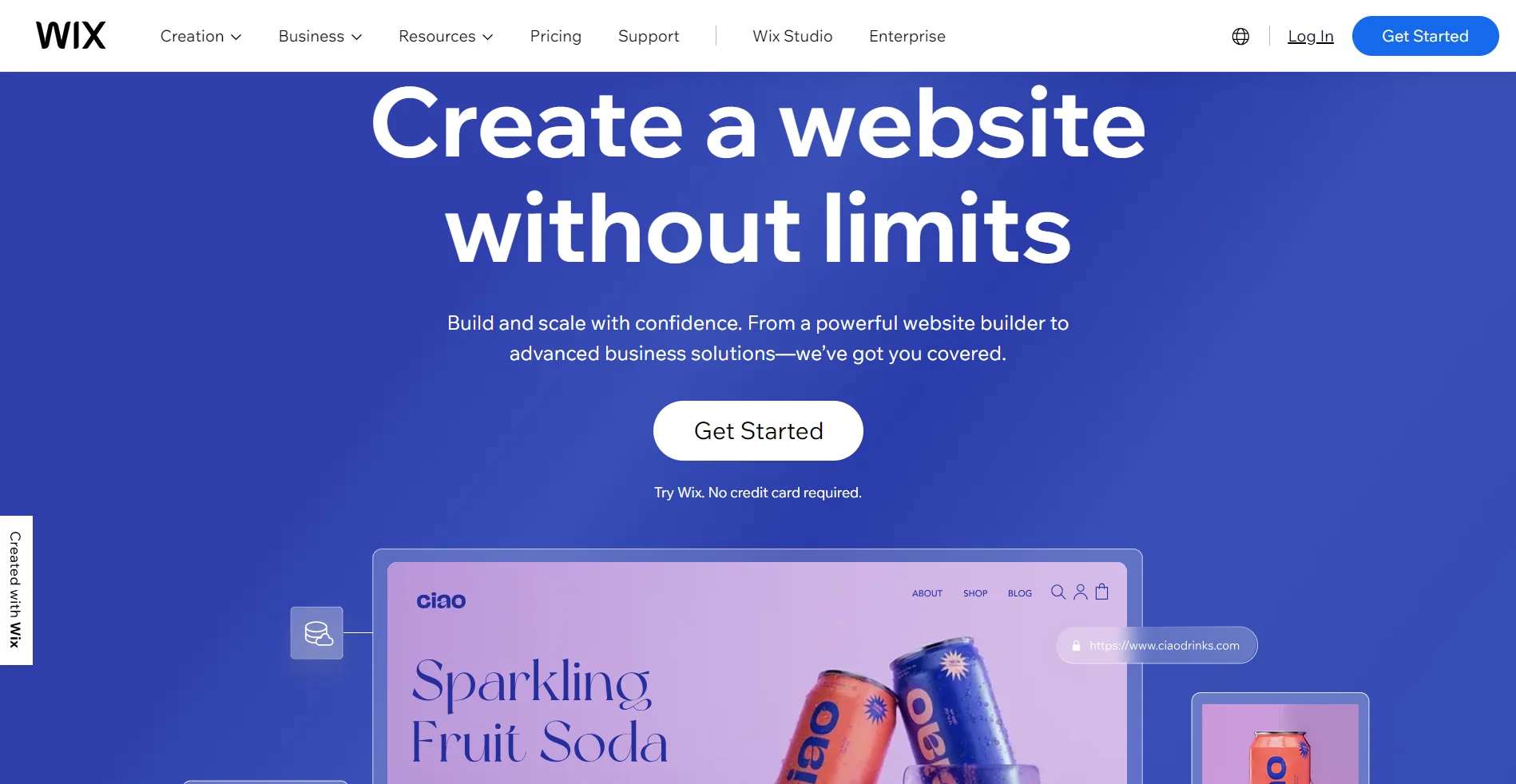 Wix free website hosting