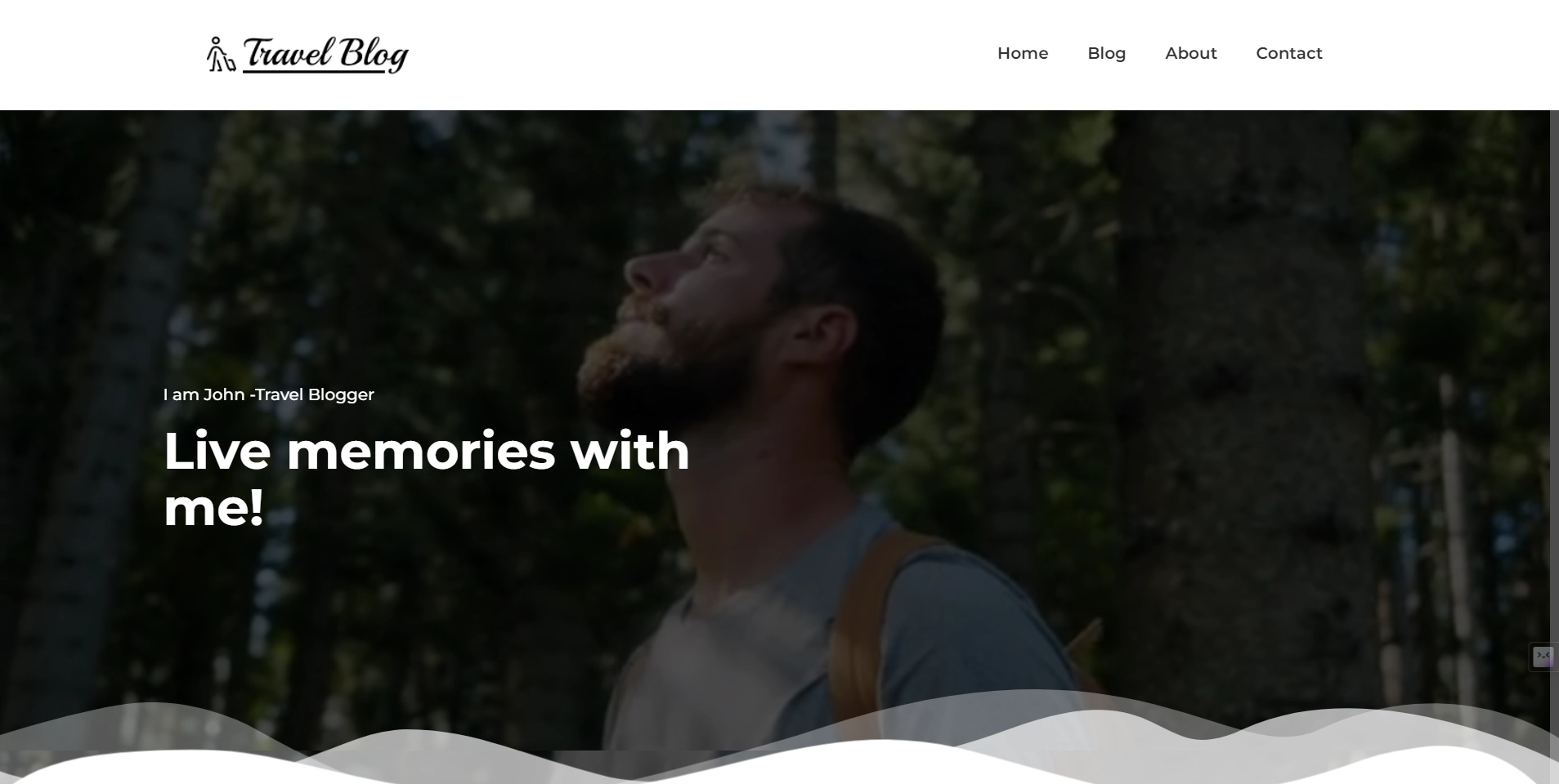 Travel Blog Starter Template