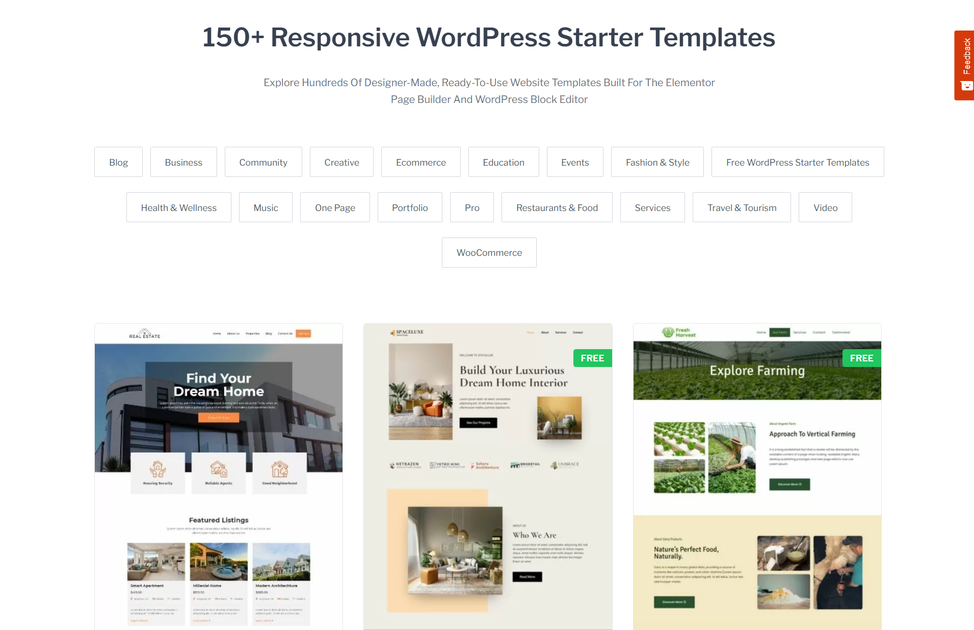 Responsive starter templates