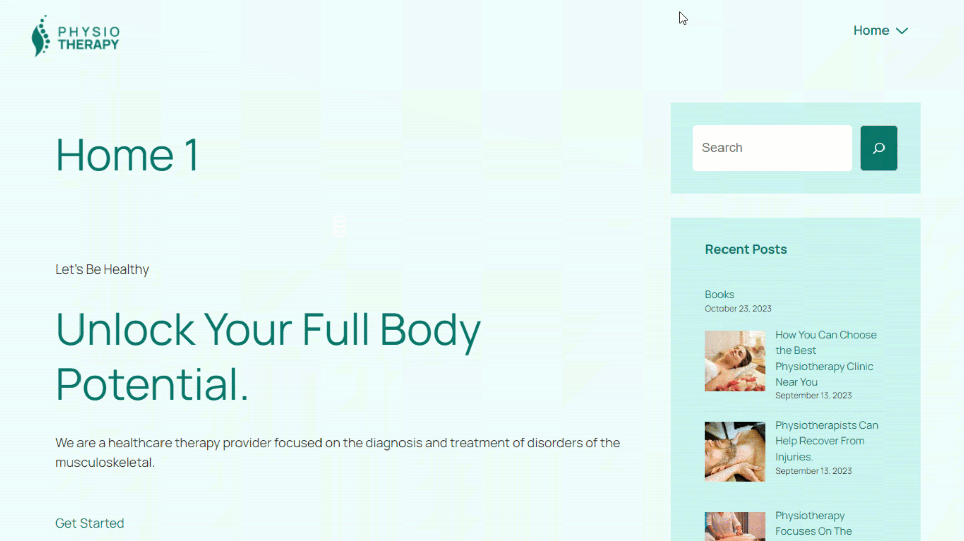 Responsive theme- mega menu