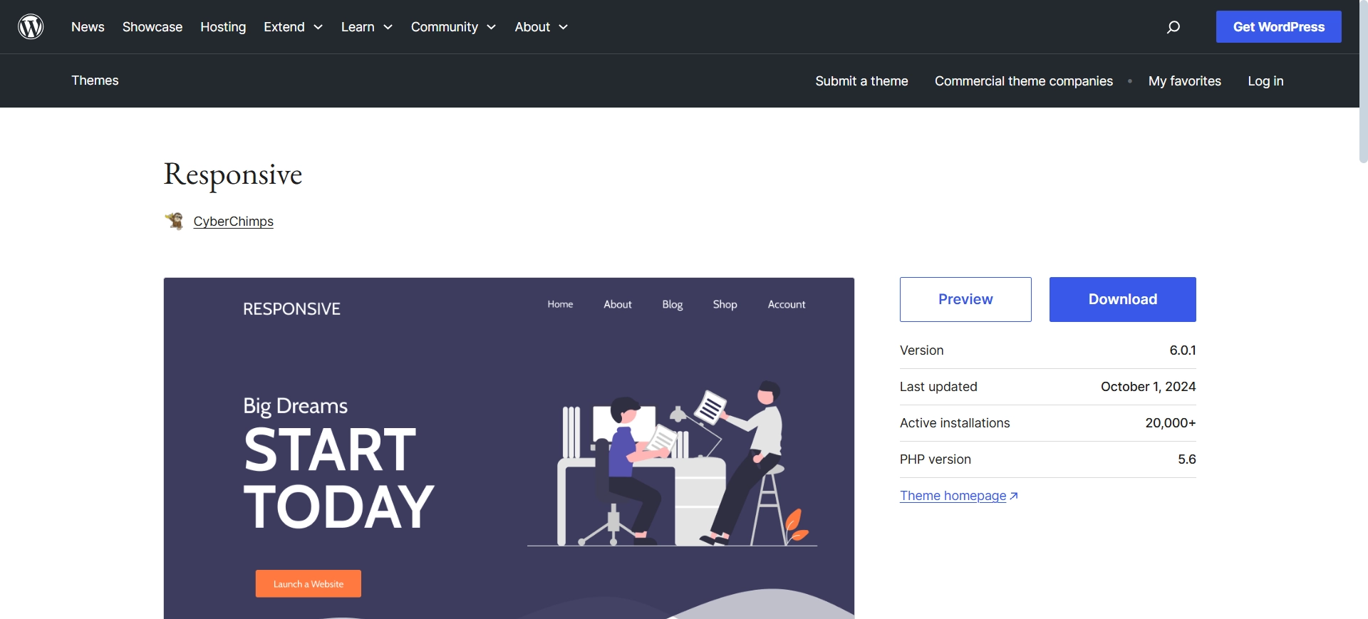 WordPress Responsive Repository