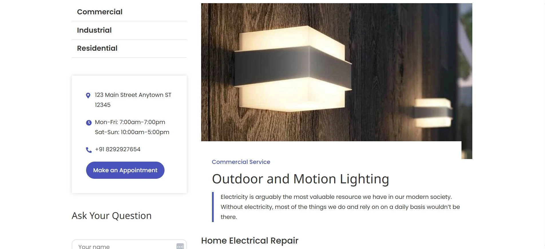 Electrician-Single-Service