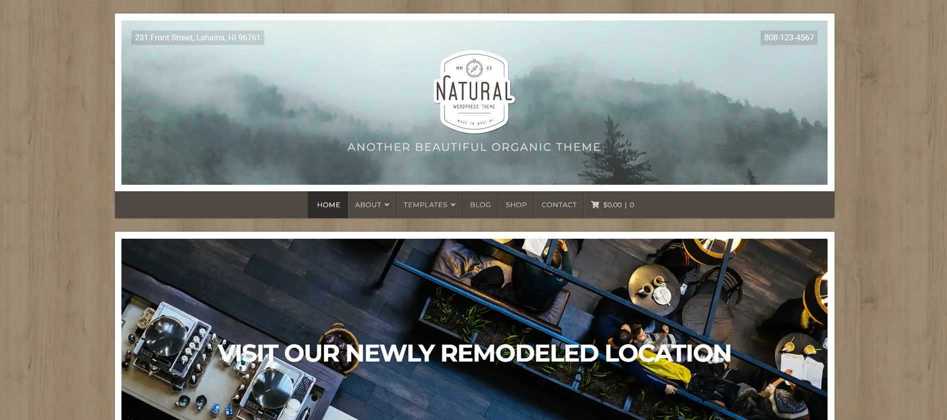Natural WordPress Theme