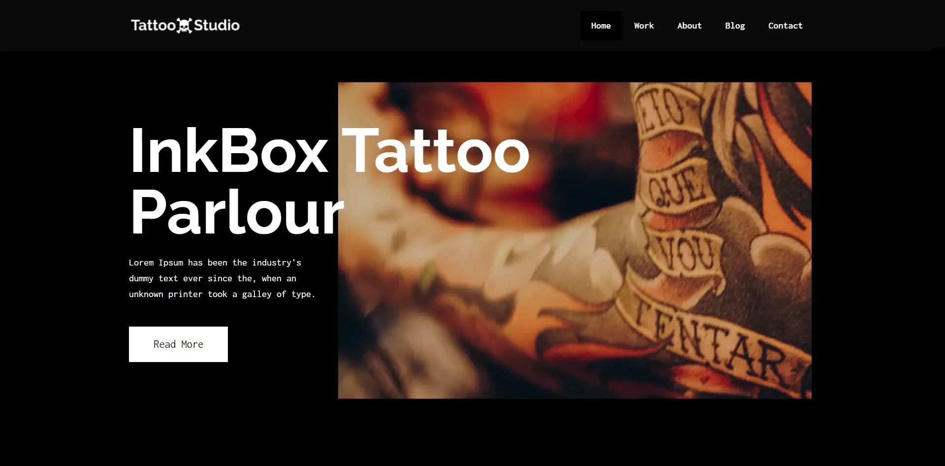 Tattoo Studio Template