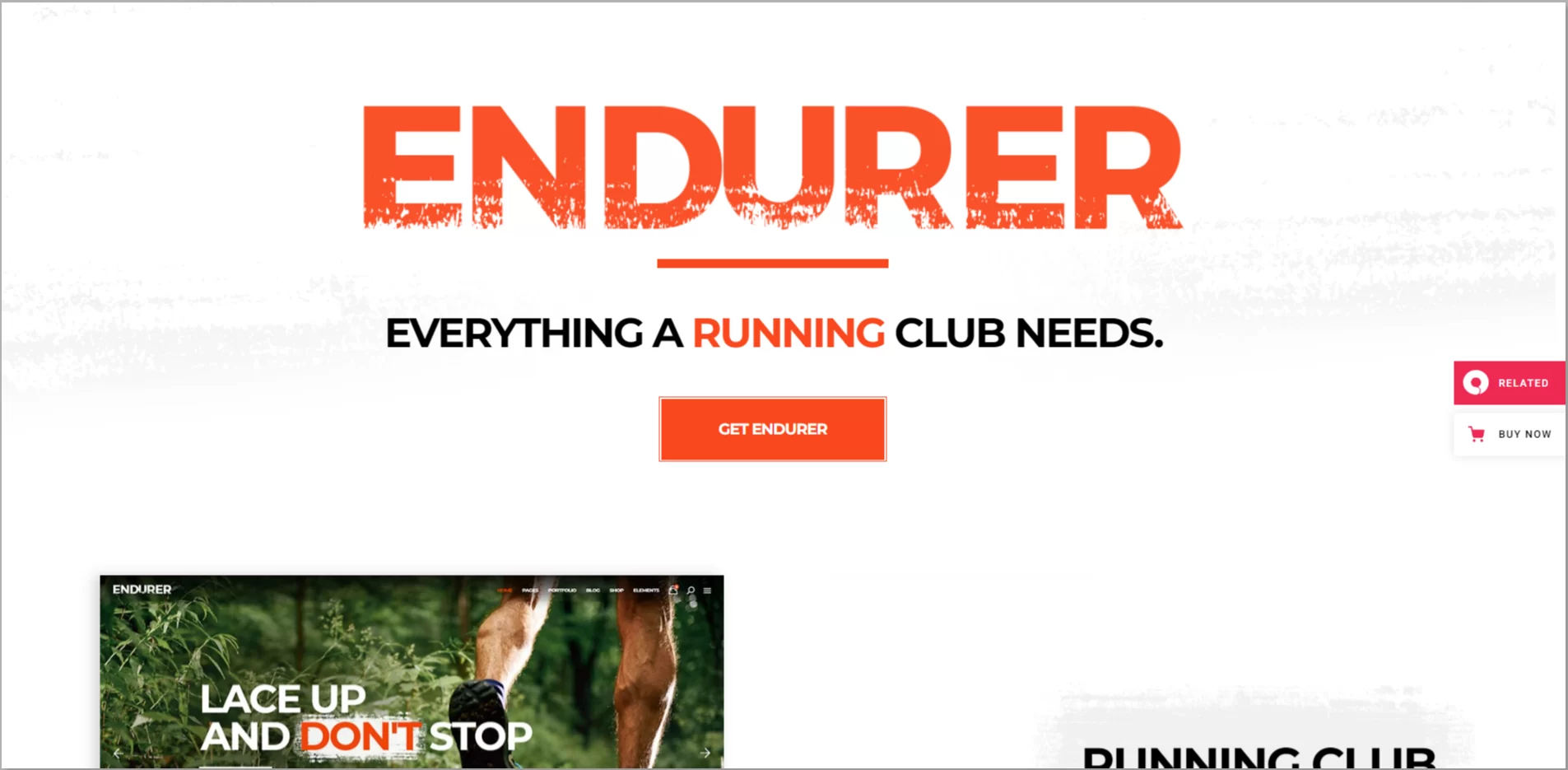 Endurer WordPress Theme 