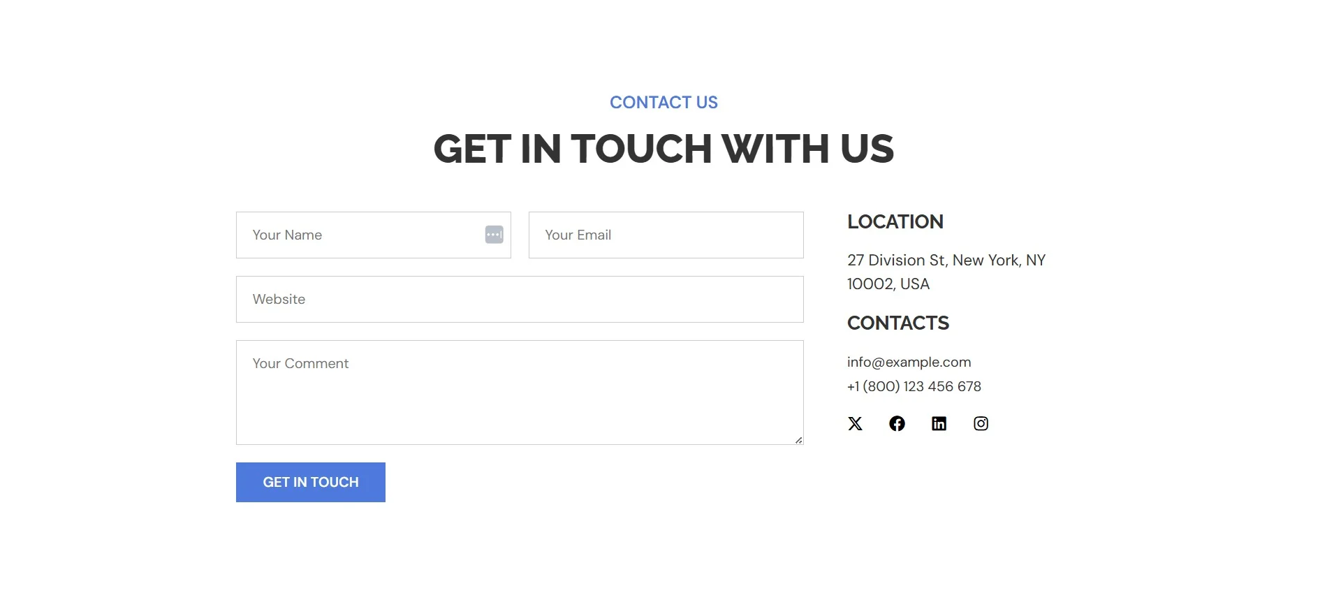Event-contact
